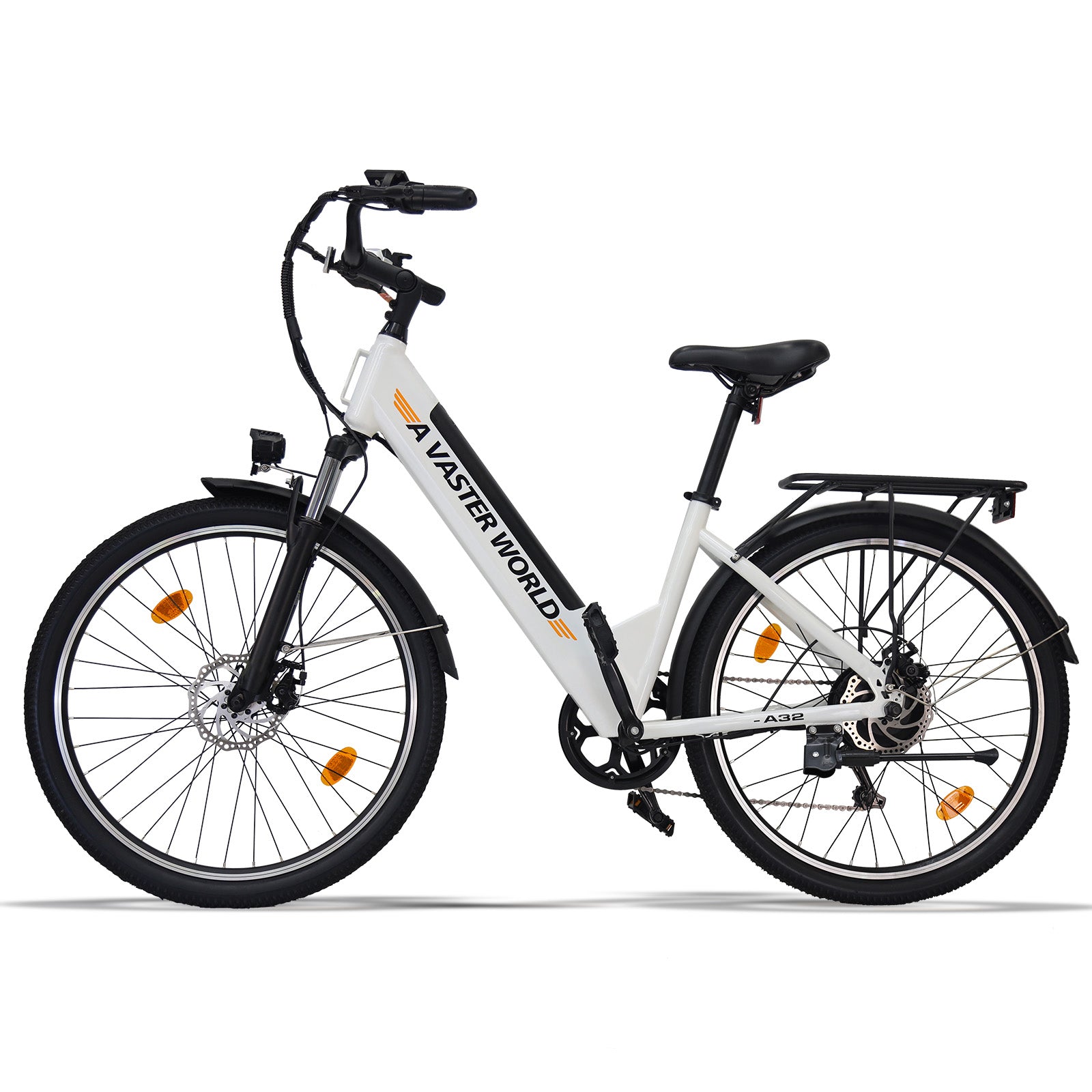 A32 WHITE | AVW | PRE-ORDER elektrische  city bike 26 inch