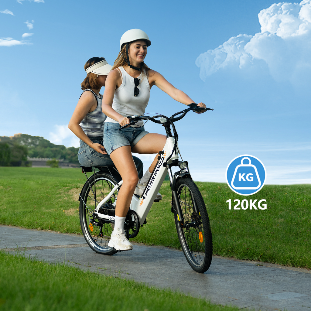 A32 WHITE | AVW | PRE-ORDER elektrische  city bike 26 inch